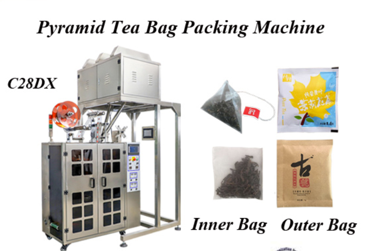 C28DX pyramid tea bag packing machine